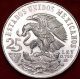Uncirculated 1968 Mexico 25 Pesos Silver Foreign Coin S/h Mexico photo 1