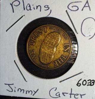 Jimmy Carter Plains Ga Peanut Medal photo