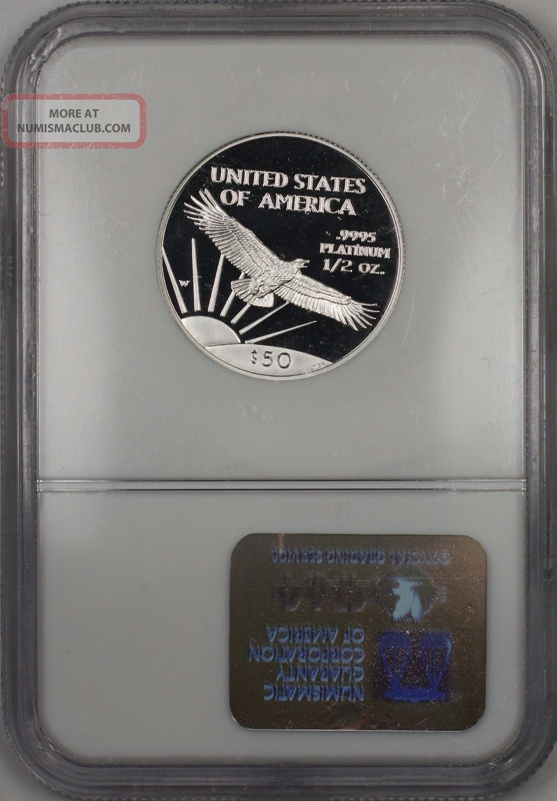 1997 - W Proof $50 American Platinum Eagle Ngc Pf - 70 Ultra Cameo