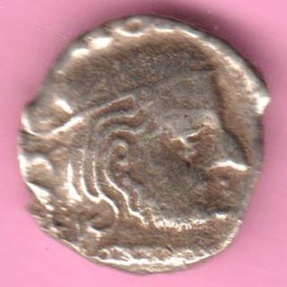 Ancient - Western Kshatraps - King ' S Portrait - Drachm - Rarest Silver Coin - 30 photo