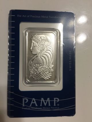 1 Oz Pamp Suisse Platinum photo