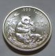 1996 (ld) China Silver Panda Coin - 10 Yuan.  999 (100 Authentic) W/case China photo 2