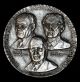 40th Anniversary Republic Of Italy Signing The Constitution Silver Medal Rare Exonumia photo 1