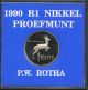 South Africa 1990 Proof One Rand P.  W.  Botha W/ Case - Wfc Jn130 Africa photo 1