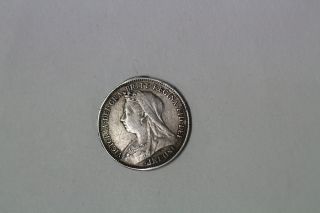 Uk Gb 6 Pence 1901 Victoria Low Grade A49 3461 photo