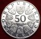 Uncirculated 1970 Austria Silver 50 Schilling Foreign Coin S/h Europe photo 1