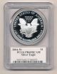 2004 - W Proof Silver Eagle Pcgs/ Mercanti Pr 69 Dcam Hs2 Opens At.  99c Silver photo 1