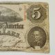 1863 $5 Dollar Confederate States Currency Csa Civil War Note Paper Money: US photo 3