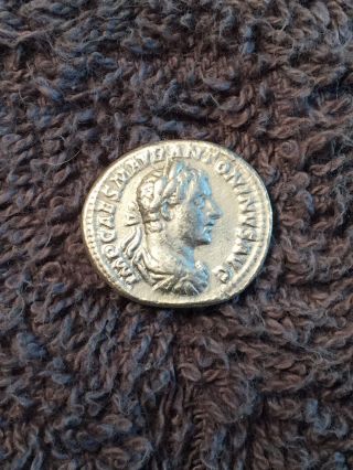 7.  Elagabalus Silver Denarius Ancient Roman Coin photo