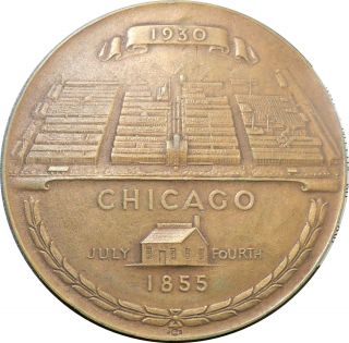 1930 Rt Crane Company 75th Anniversary Bronze Medal Maco photo