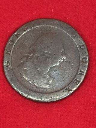 1797 George Iii One Pence Cartwheel Coin 1 Penny Great Britain photo