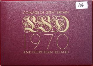 1970 Coinage Of Great Britian And Northern Ireland photo
