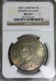 1887 Ngc Ms 63,  Great Britain Silver Double Florin Great Britain (15080602) Double Florin photo 2