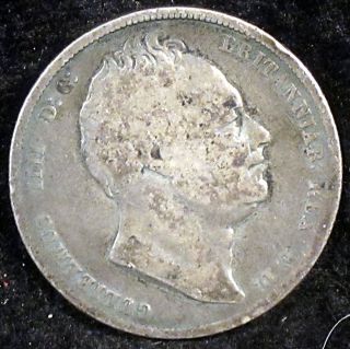 1834 (ww Script) Very Good (vg) Great Britain Silver Half Crown - Uk5 photo