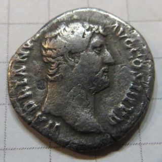 ^rzz^.  Ancient Roman Imperial Coin.  Silver Denarius.  Hadrian. photo