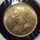 Authentic 1893 Queen Victoria British Gold Sovereign Coin - Gem Bu Coin UK (Great Britain) photo 3