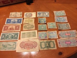 Military Currency,  Japan,  Deutschland,  Foreign,  Nederlandsch - Indiscretions photo