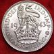Uncirculated 1943 Great Britain Shilling Silver Foreign Coin S/h UK (Great Britain) photo 1