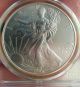 1996 Pcgs Ms69 American Silver Eagle Lower Coin Silver photo 1