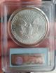1996 Pcgs Ms69 American Silver Eagle Lower Coin Silver photo 2
