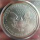 1996 Pcgs Ms69 American Silver Eagle Lower Coin Silver photo 3