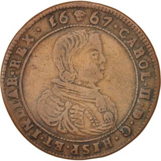 [ 407721] Pays - Bas,  Token,  Spanish Netherlands,  Charles Ii,  Bruxelles,  1667, . photo