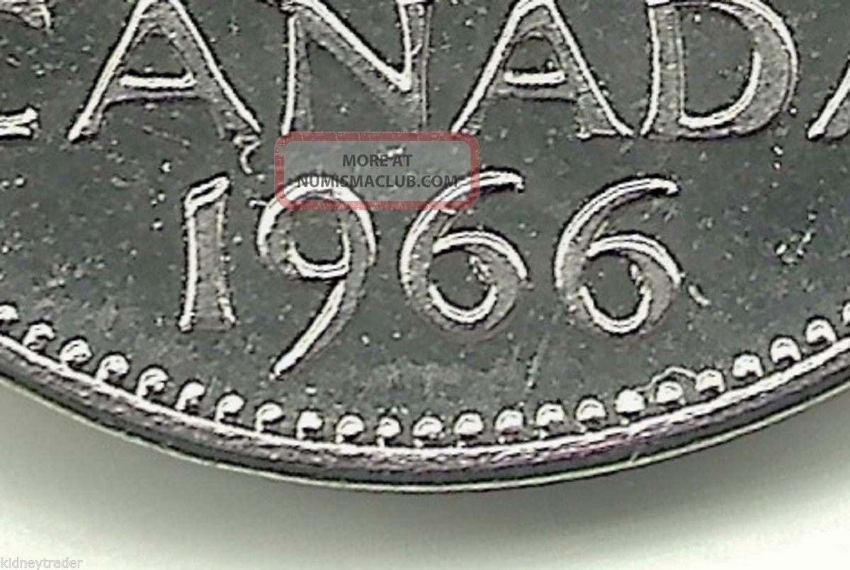 1966 Two Eyes In Six ' S One Each Wonderful Heavy Cameo Uncirculated See Scans. Coins: Canada photo