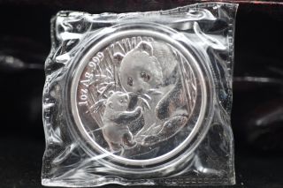 2005 China 1oz Silver Chinese Panda Coin photo