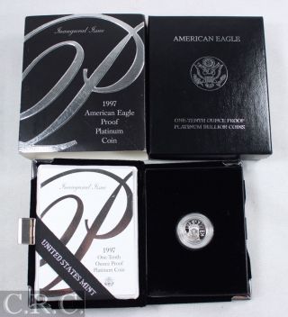 1997 - W $10 American Eagle Proof Platinum Coin - U.  S. photo