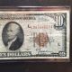 1929 Federal Reserve Note $10 National Currency San Francisco Ca Small Size Notes photo 3