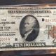 1929 Federal Reserve Note $10 National Currency York,  Ny Extra Small Size Notes photo 2