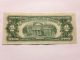 Old Vintage 1963 Two Dollar Bill $2 Red Seal United States Currency Note Small Size Notes photo 1