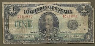 Canada 1923 Dominion Of Canada $1 9882 photo