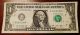 $1 One Dollar Bill Odd Low Serial Number 00001004 Fancy Star Note 6 0s Six Zero Small Size Notes photo 1