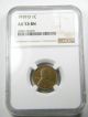1919 - D Lincoln Cent Fine Ngc Au 53 Small Cents photo 2