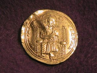 Rare Byzantine Gold Coin,  Romanusiii, photo