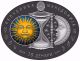 Macedonia 2014 10 Denars Zodiac Signs - Gemini Silver Proof Coin Cobalt Glass Australia & Oceania photo 1