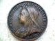Great Britain Queen Victoria 1901 Farthing,  Bronze,  Vf Farthing photo 1