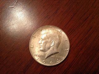 1964 Kennedy Half Dollar,  90 Silver photo