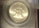 1957 - D Franklin Pcgs Ms65 Fbl Cac Full Bell Lines Half Dollars photo 3