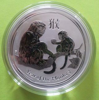 2016 Pure.  999 Silver 1 Z Year Of The Monkey Perth Capsule $9.  99 photo
