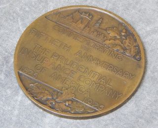 1925 Prudential Insurance 50th Anniversary Medal photo