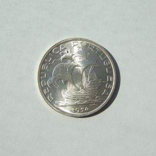 Lp Portugal - 1954 - 10$00 - 10 Escudos Silver photo