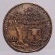 1935 Waterbury,  Connecticut Tercentennial,  Bronze Medal,  Au Exonumia photo 1