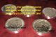 Last Coin 2015 1oz Each Silver £2 Britannia Lunar Privy Sheep / Ram (on Rim) Exonumia photo 4