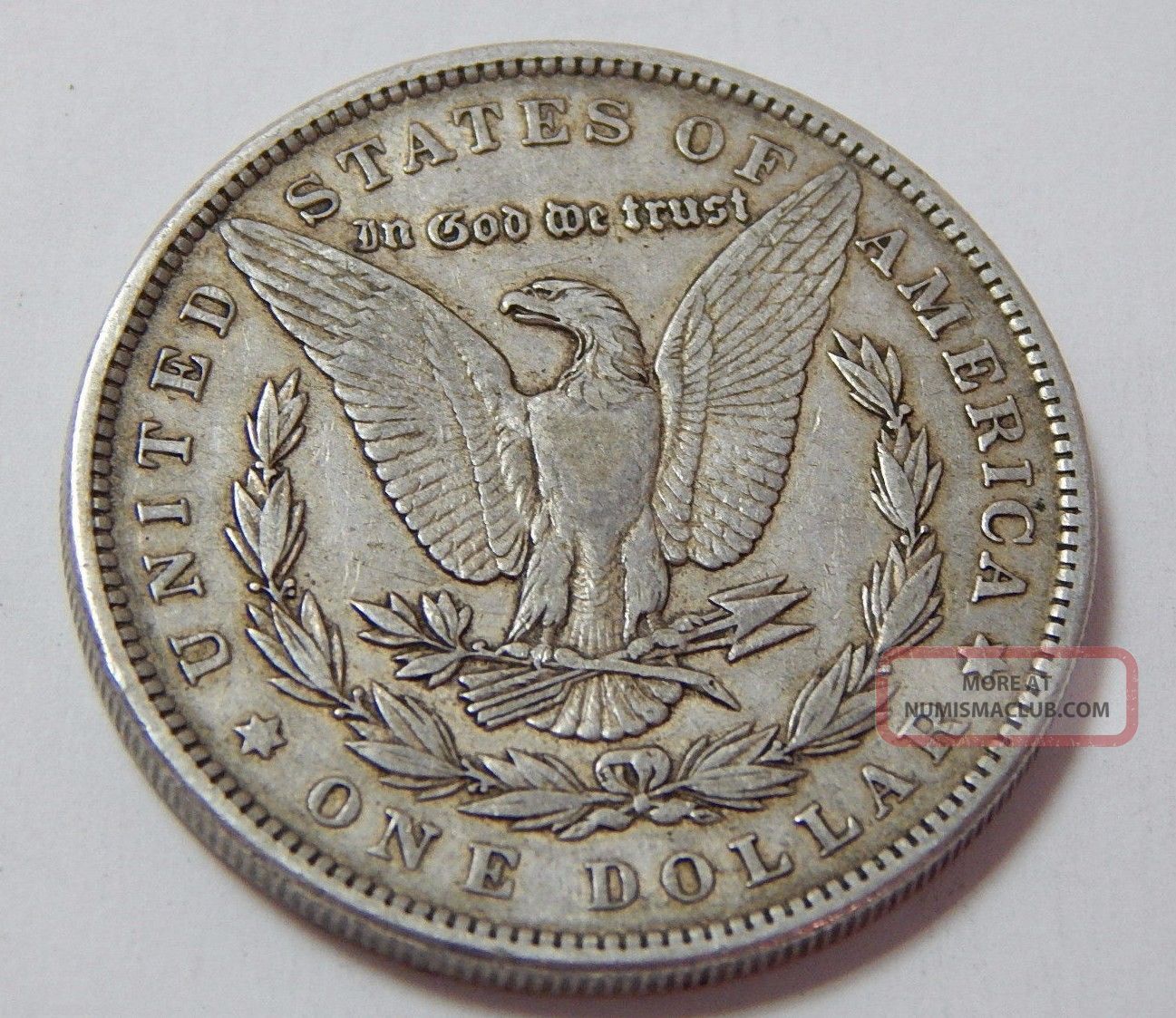 Antique 1889 Morgan Silver Dollar Coin 90