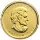 2009 1/20 Troy Oz.  9999 Fine Gold Maple Leaf Coin Gold photo 2