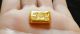 1oz Gold.  99 Fine,  Poured Bullion Bar Anchor Logo Gold photo 3