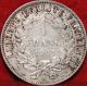 1849 France Silver 1 Franc Coin Europe photo 1