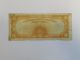 1922 $10 Dollar Bill Gold Certificate Coin Note Us Currency Large Size Notes photo 2